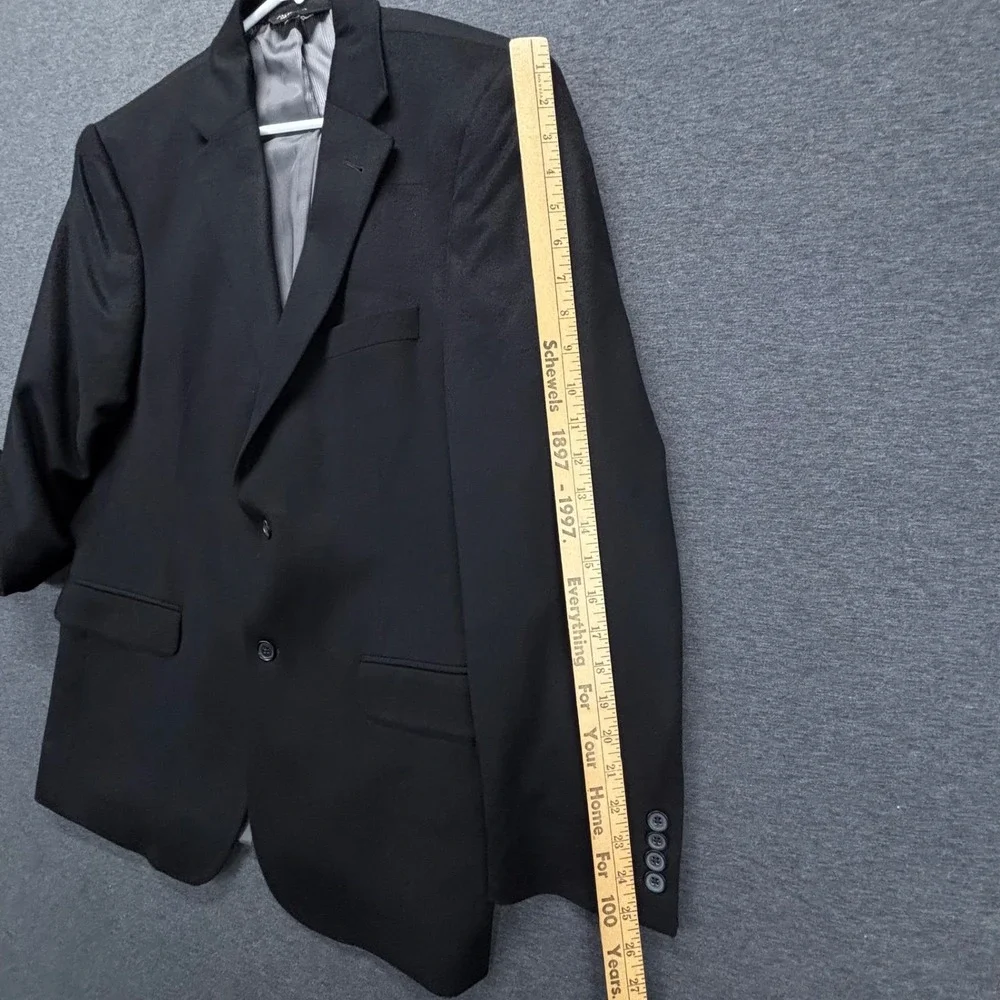 Jos A Bank Suit Jacket Blazer Mens 42R 100% Cashmere Black Two Button Lined